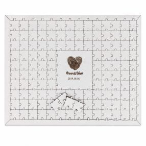 Puzzle Vendégkönyv (esküvői vendégkönyv) 124db-os