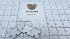 Puzzle Vendégkönyv (esküvői vendégkönyv) 124db-os