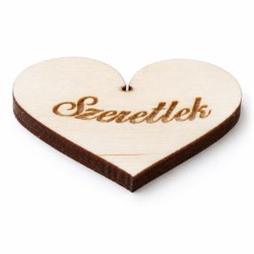 Szív 5cm (szeretlek) 