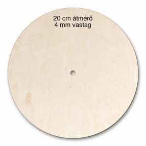 Óra kör alap 20cm 4mm