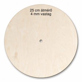 Óra kör alap 25cm 4mm