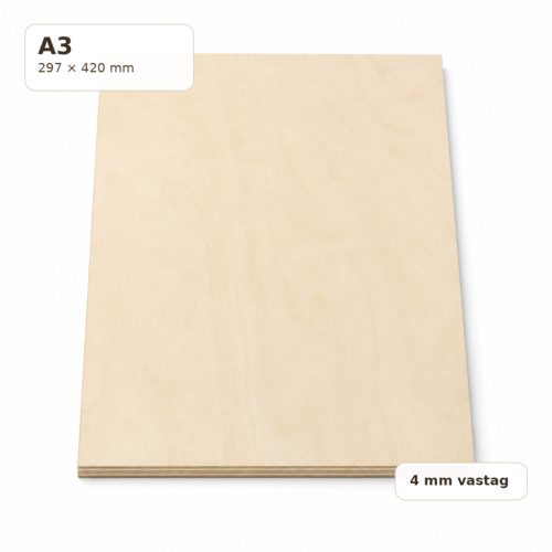 A/3-as rétegelt lemez, 4mm