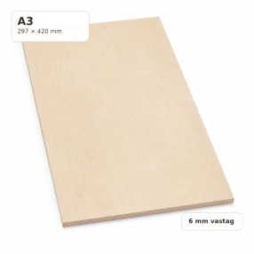 A/3-as rétegelt lemez, 6mm vastag  